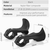 Universal Cycling Bicycle Bike MTB Moutain Bike Handle Bar Ends Handlebar Ends Nylon Fiber Ergonomic 22.2mm Ultralight