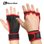 1 Pair Fitness Gloves for Men Women Sports Weight Lifting Body Building Gymnastics Gym Hand Wrist Palm Protector Gloves