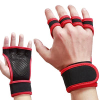 1 Pair Fitness Gloves for Men Women Sports Weight Lifting Body Building Gymnastics Gym Hand Wrist Palm Protector Gloves