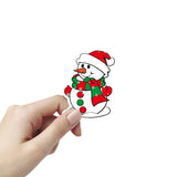 100PCS Cartoon Christmas Stickers Graffiti Luggage Computer Car Guitar DIY Scrapbook Wall Sticker Toys Decoration