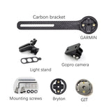 Bicycle Computer Holder Carbon Fiber Bike Holder Bracket Bike Computer Mount For Garmin Bryton Mount Support Handlebar