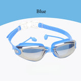 Swimming Goggles Men Women Professional Pool Glasses Adults Anti Fog UV Protection Optical Waterproof Swim Eyewear with Earplug