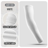 1PC Summer Sports Arm Compression Sleeve Basketball Cycling Arm Warmer Running UV Protection Volleyball Sunscreen Arm Sleeves