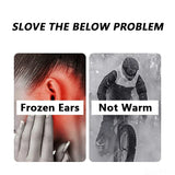 1PCS Winter Warmer Cycling Hat Waterproof Windproof Ear Protection Fleece Hat Cycling Helmet Hats for Outdoor Sports