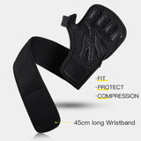 1Pair Hand Grips Gymnastics Gloves Grips Silicone Anti-Skid Gym Fitness Gloves Weight Lifting Grip Gym Crossfit Trainining