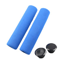 1Pair Mountain Bike Grips Handles Mtb Cuffs Silicone Handles For Bicycle Handlebar Cover Ergonomic Lock On Grips With Bar Ends