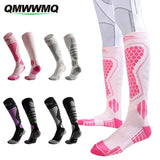 1Pair Wool Ski Socks Mens Womens for Skiing, Snowboarding, Thermal Knee High Winter Warm Sports Performance Socks