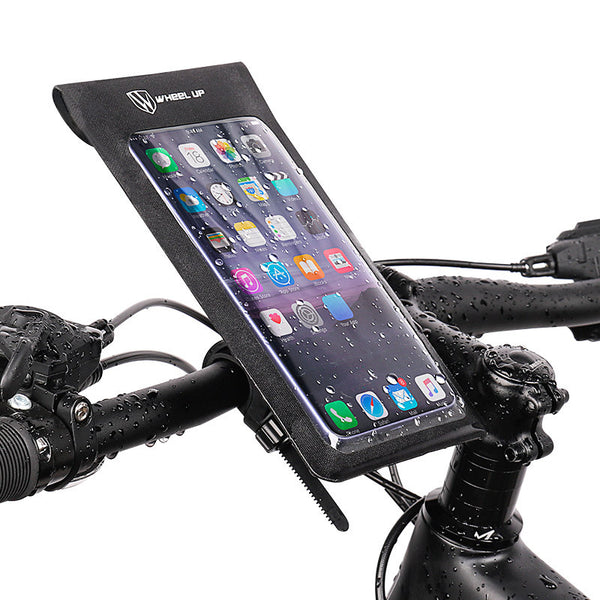 Bicycle Cell Phone Bag Holder Mountain Road Bike Mobile Phone Holder Bracket Pannier Handlebar Pouch Waterproof Touch Screen Cycling Equipment
