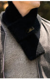 High Quality Men Scarf Winter Imitation Mohair Cashmere Muffler  Outdoor Leisure Warm Knit Soft Simple Shawl Male Japanese Teen