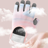 Summer Women Half Finger Gym Fitness Gloves Breathable Anti-Slip Outdoor Sports Fishing Cycling Gloves Female Bicycle Bike