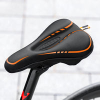 GEL Bicycle Saddle Cover MTB Road Bike Seat Cover Cushion Comfortable Breathable Anti-Slip With Rain Cover