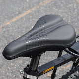 Gel Silicone Bicycle Saddle Cover MTB Road Bike Seat Cushion Cover Waterproof PU Leather Thicken Memory Foam Anti-Slip