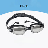 Swimming Goggles Men Women Professional Pool Glasses Adults Anti Fog UV Protection Optical Waterproof Swim Eyewear with Earplug