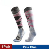 1Pair Ski Socks Cold Weather Socks for Snowboarding Snow Thermal Knee-high Warm Socks Hunting