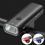 Cycling Bicycle Front Light Headlight Lamp Mountain Road Bike 600Lumen IPX6 Type-C Rechargeable 2600mAh 5 Modes Flashlight