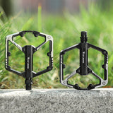 Aluminum Alloy 3 Bearings Bicycle Pedals  MTB Mountain Road BMX Bike Flat Pedals Anti-slip