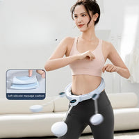 New Upgrade LCD Display Smart Counting Hula Hoops Waist Trainer Weight Loss Abdominal Exercise Fitness Adjustable Detachable Knots Weighted