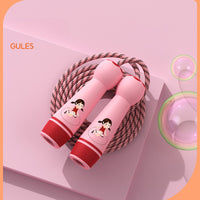 Lightweight Jump Rope Bamboo Beaded Skipping Rope Fabric Wire Gym Aerobic Exercise Sports Fitness For Kids Children Gift