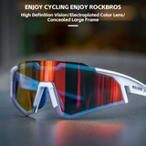 Photochromic Cycling Glasses Outdoor Sports Polarized Sunglasses Myopia Frame Men Women Eyewear Goggles