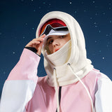 Autumn Winter Ski Hood Windproof Cold Outdoor Riding Padded Warm Mask Hat Face and Neck Protection