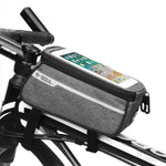 Mountain Bike Bag Front Beam Package Bicycle Bags with Earphone Hole MTB Road Bike Cycling Equipment Saddle Bag