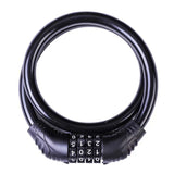 Bicycle Lock 4 Digit Code 600mm*12mm Anti-theft Lock Bike Security Accessory Steel Cable Cycling Bicycle Lock