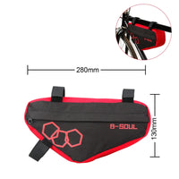 Bike Bicycle Bag Waterproof Triangle Bike Bag Front Tube Frame Bag Mountain Bike Triangle Pouch Frame Holder Bicycle Accessories