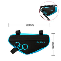 Bike Bicycle Bag Waterproof Triangle Bike Bag Front Tube Frame Bag Mountain Bike Triangle Pouch Frame Holder Bicycle Accessories