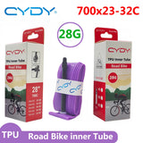 CYDY TPU Tube Road Bicycle Inner Tube 700x23C 25C 28C 32C cycling Bike accessories French Valve