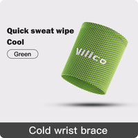 Cool Feeling Wrist Guard With Elastic Weaving Fitness Running Cycling Outdoor Daily Exercise Comfortable and Sweat Absorbing