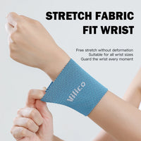 Cool Feeling Wrist Guard With Elastic Weaving Fitness Running Cycling Outdoor Daily Exercise Comfortable and Sweat Absorbing