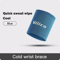 Cool Feeling Wrist Guard With Elastic Weaving Fitness Running Cycling Outdoor Daily Exercise Comfortable and Sweat Absorbing