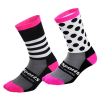 Cycling Socks Bicycle Sports Running Skateboard High Elastic Mid-tube Breathable Bweat Bbsorbing