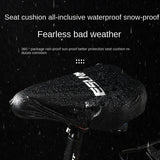 Bicycle Cushion Rain Cover Road Bike Sunscreen Waterproof Cushion Cover Mountain Bike Saddle Dust Cover Bicycle Accessory