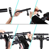 Electric Scooter Handlebar Extender Front Handle Extension Bracket Mobile Phone Holder Rack Frame Scooter Accessories