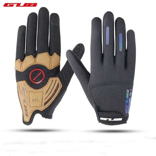 GUB Mountain Bike Winter Full Finger Glove Bicycle Windproof Warm Touch Screen Gloves Cycling Equipment