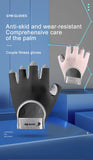 Half-Finger Fitness Gloves Anti-slip Breathable Palm Cycling Sports Weightlifting Gloves Dumbbell Training Wrist Guard