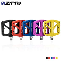 ZTTO Bicycle High Strength MTB Plastic Pedals Bearings DU Bushing for Mountain Bike XC AM BMX Anti-slip Big Foot Flat Nylon