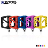 ZTTO Bicycle High Strength MTB Plastic Pedals Bearings DU Bushing for Mountain Bike XC AM BMX Anti-slip Big Foot Flat Nylon