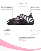 Non-slip Gym Yoga Shoes Flat Soft Anti-slip Sole Ballet Fitness Dance Shoes Pilates Yoga Shoes Socks