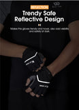 WEST BIKING Half Finger Cycling Gloves Shockproof Wear Resistant Breathable MTB Road Bicycle Gloves Men Women Sports Bike Gloves