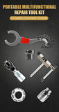 Multifunctional Bicycle Repair Tool Kits Chain Breaker Flywheel Remover Crank Puller Wrench MTB Road Bikes Maintenance Tools