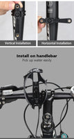 Bicycle Water Clamp Bottle Holder Adapter Aluminum MTB Road Bike Seat Post Bar Rack Mount For 31.8mm Bike Handlebar