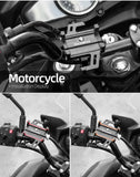 ROCKBROS Phone Holder Motorcycle Electric Bicycle Smartphone CNC Aluminum Alloy Bracket Five Claws Mechanical Bike Phone Holder