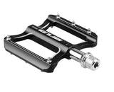 GUB GC020 Bike Pedal Aluminium Flat Platform Pedals Chrome Axle 9/16" MTB Road Bike BMX DU Bearing Pedals Bicycle Parts 275g