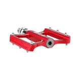 GUB GC020 Bike Pedal Aluminium Flat Platform Pedals Chrome Axle 9/16" MTB Road Bike BMX DU Bearing Pedals Bicycle Parts 275g