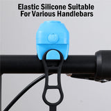 Electric Bike Bell 130dB Horn Rainproof MTB Road Bicycle Handlebar Ring Silica Gel Shell Bell Cycling Accessories