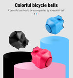 Electric Bike Bell 130dB Horn Rainproof MTB Road Bicycle Handlebar Ring Silica Gel Shell Bell Cycling Accessories