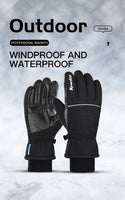 Mountain Snowboard Gloves Men Women Cold Snow Skiing Mittens Waterproof Snowmobile Handschoemen