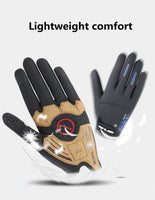 GUB Mountain Bike Winter Full Finger Glove Bicycle Windproof Warm Touch Screen Gloves Cycling Equipment